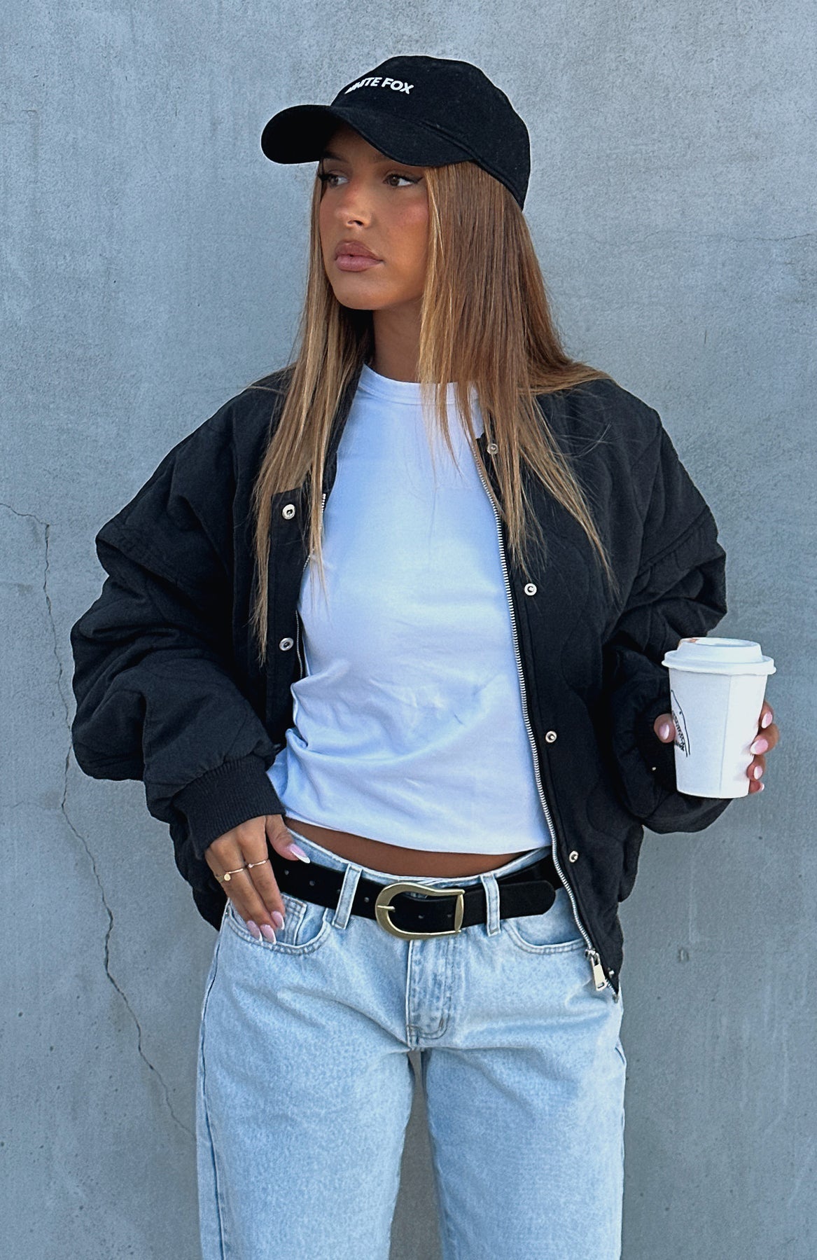 Soft Love Bomber Jacket Black