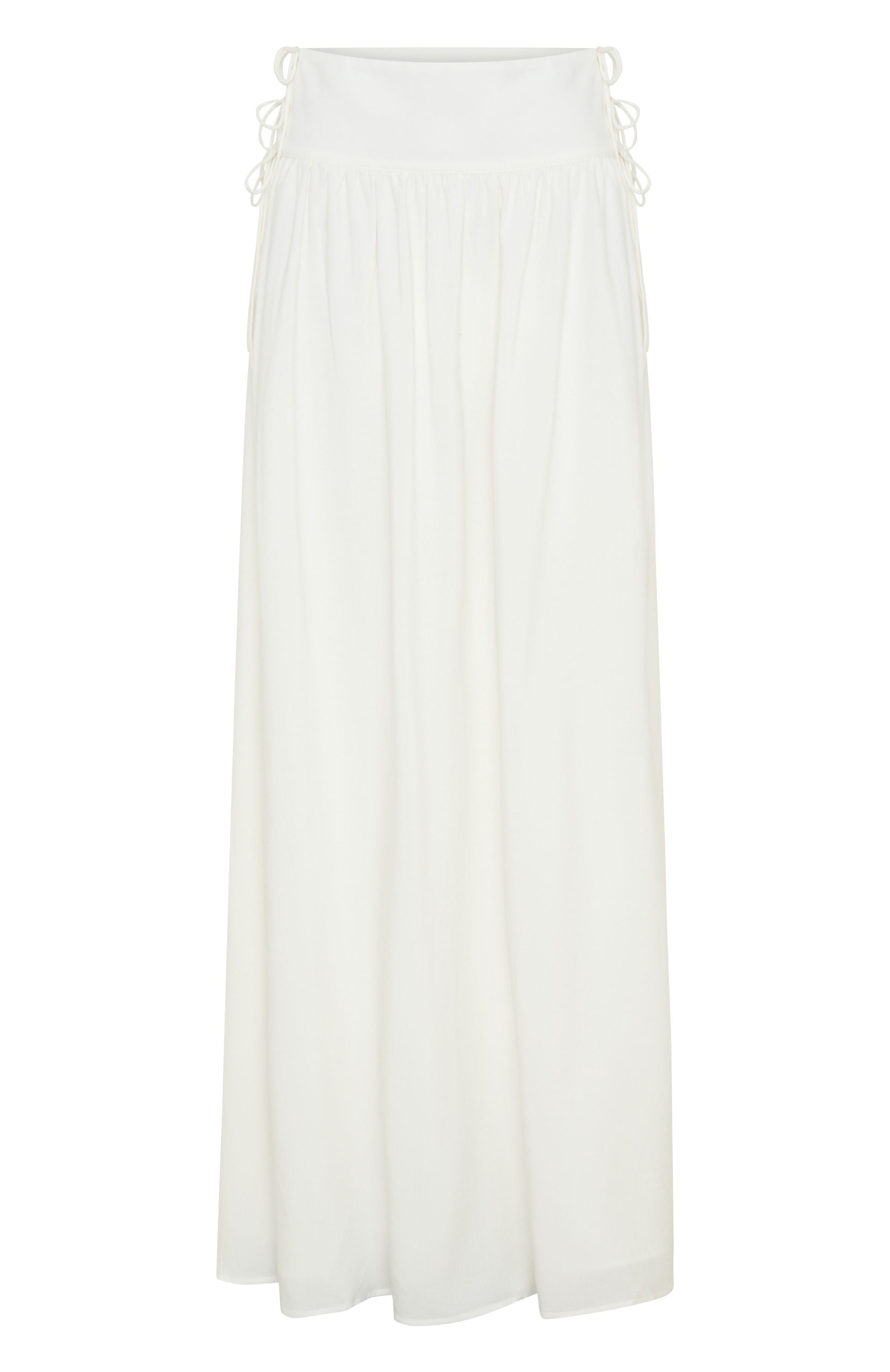 I Know It's Hard Maxi Skirt White