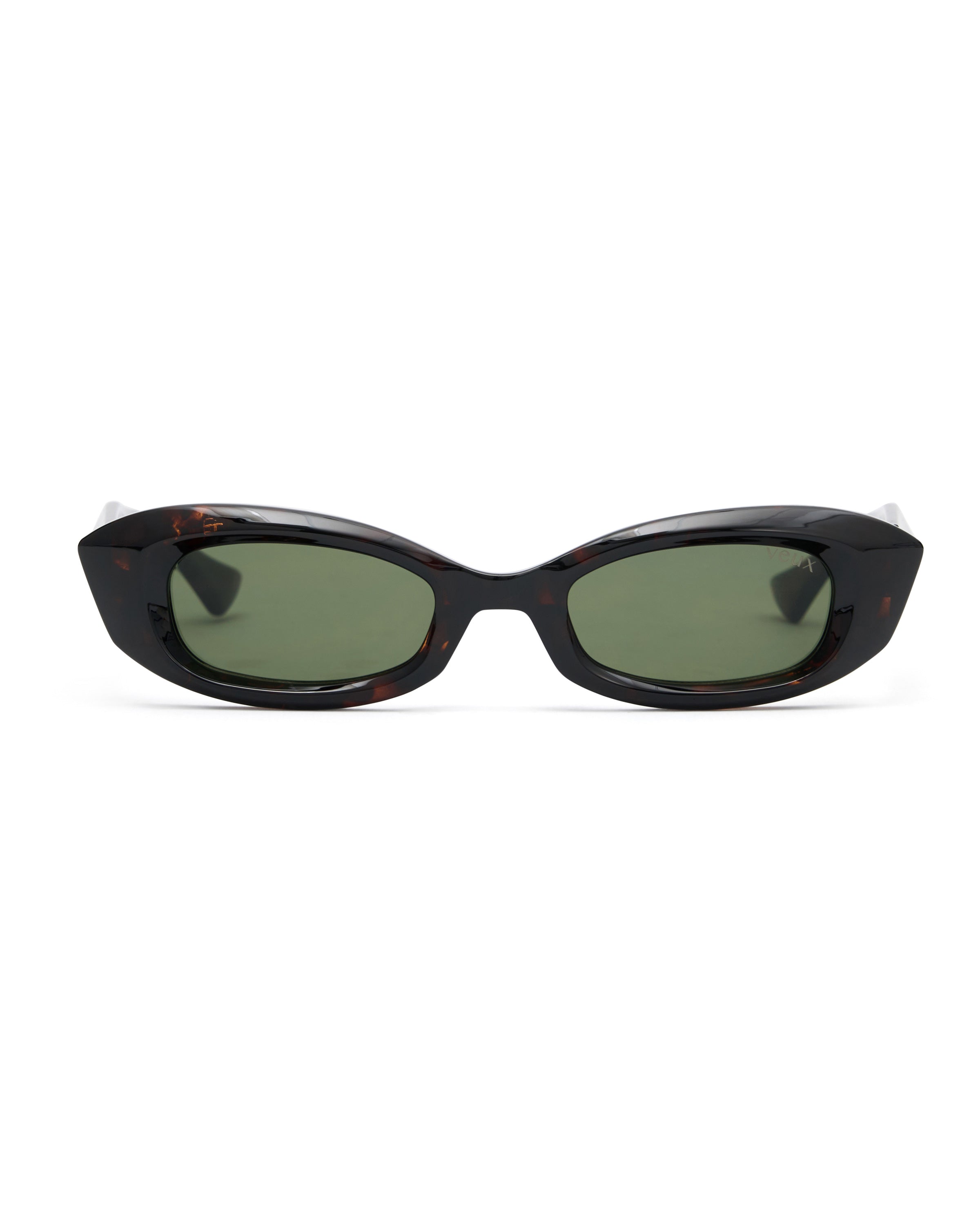 Tara Sunglasses Tortoise/Green