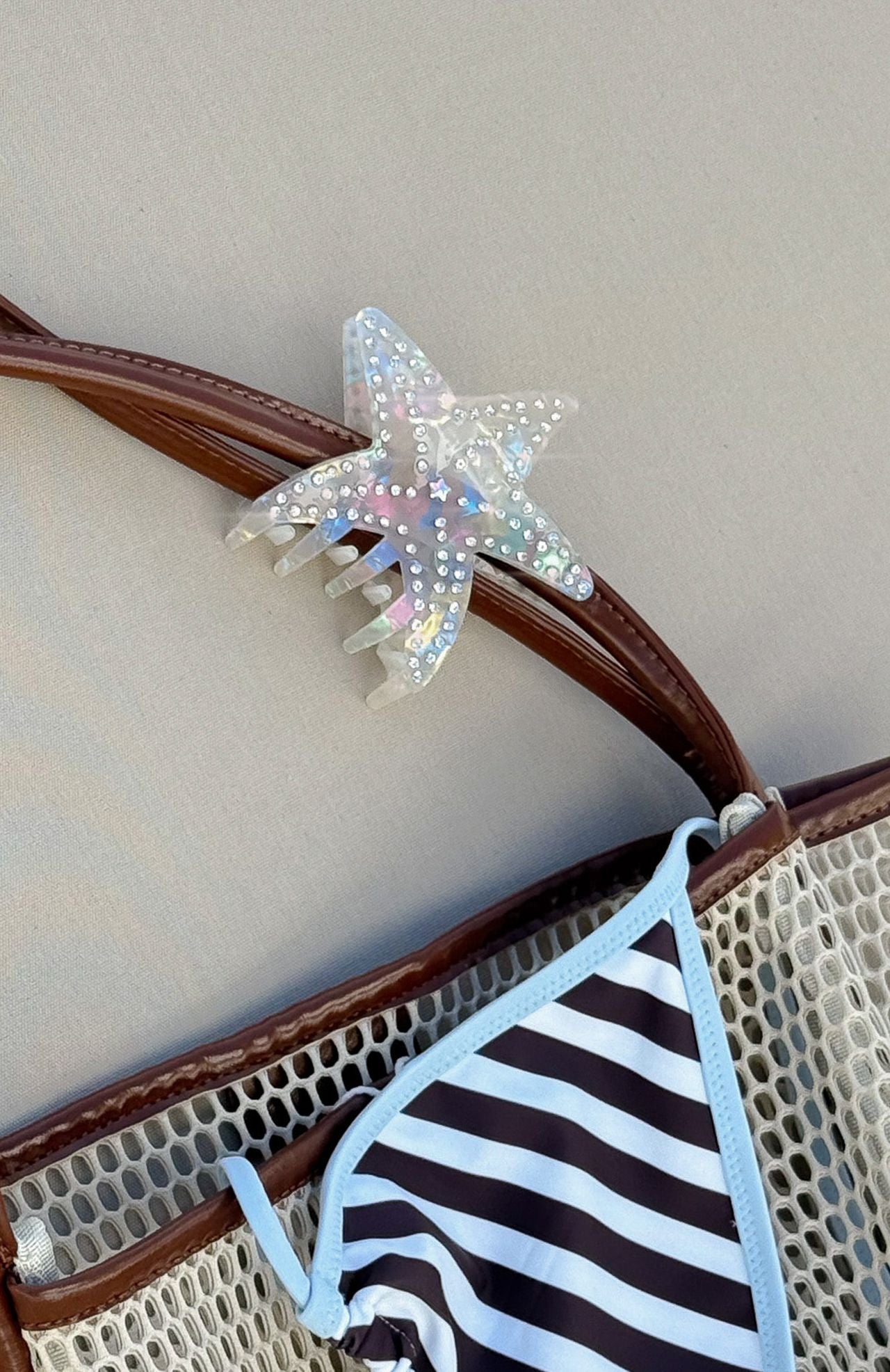 Justin Hair Clip White