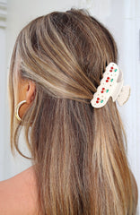 Cherry Love Hair Clip Cream
