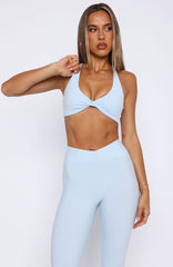 High Definition Sports Bra Baby Blue