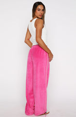 Soul Fire Velour Pants Pink