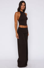 Walk With You Pants Chocolate