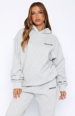 Core Classic Oversized Hoodie Dark Grey Marle
