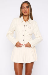Ayla Denim Jacket Cream