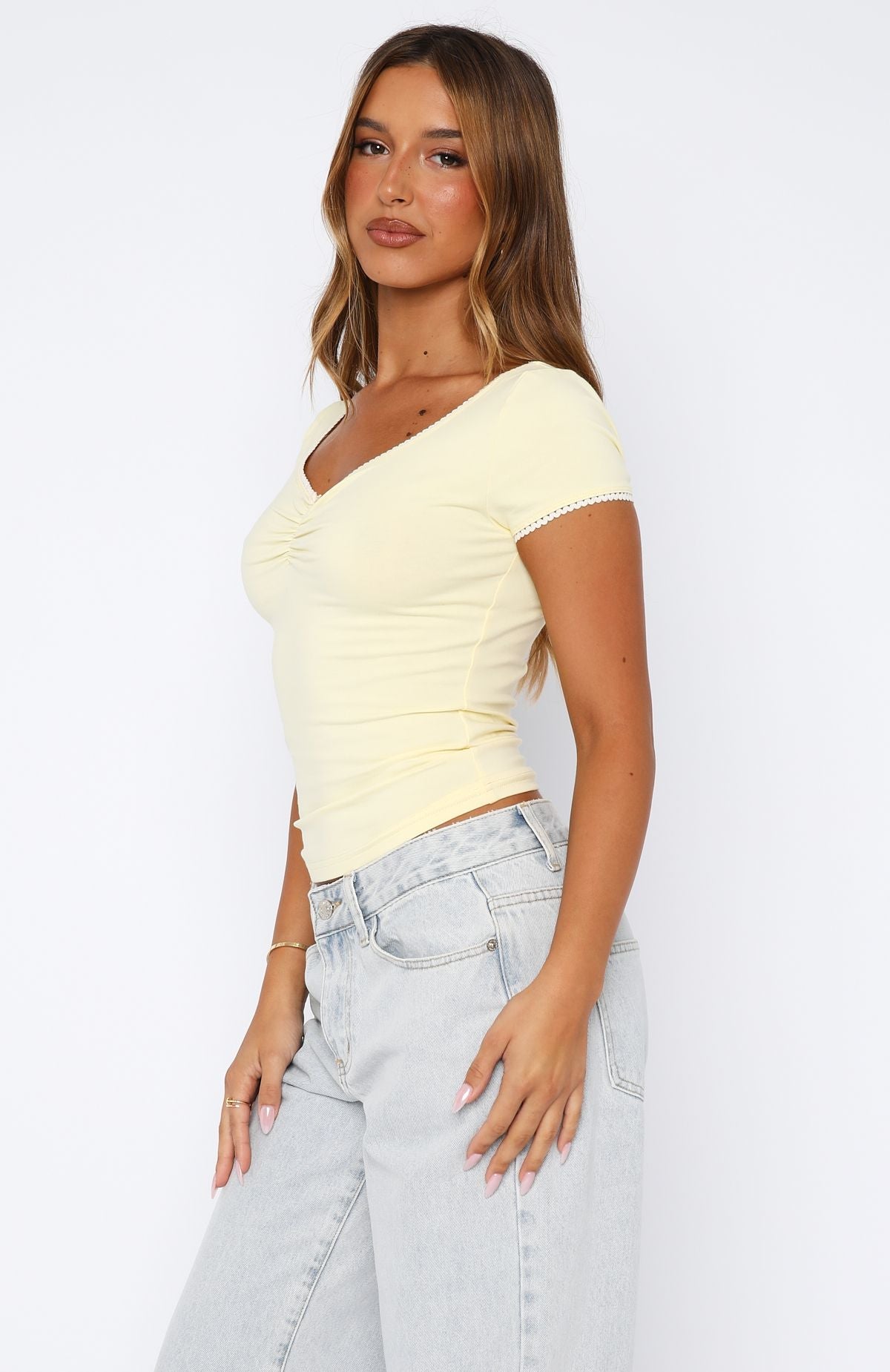 Yours Truly Top Lemon