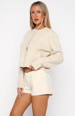 Layer Of Love Knit Cardigan Oat