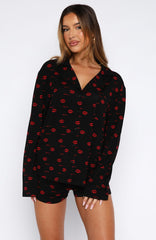 Dreamscape Long Sleeve Pyjama Set Cherry Kisses