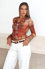 Just Me Long Sleeve Top Ember Garden