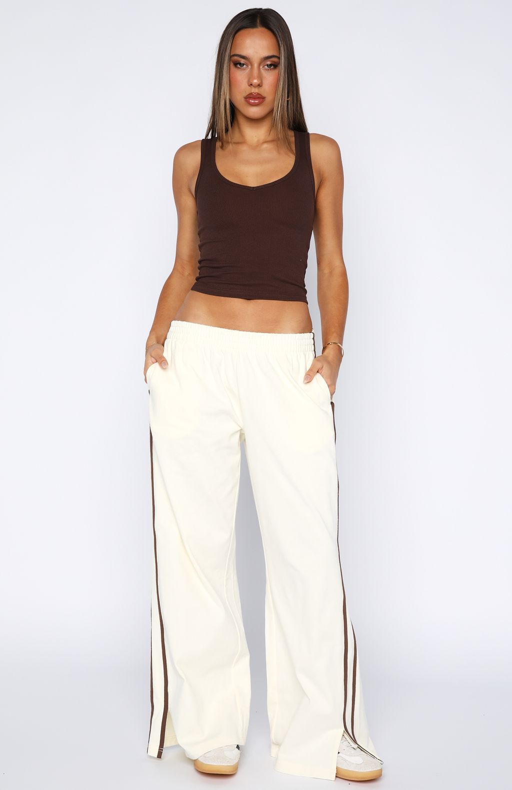 Make Me Promises Pants Cream