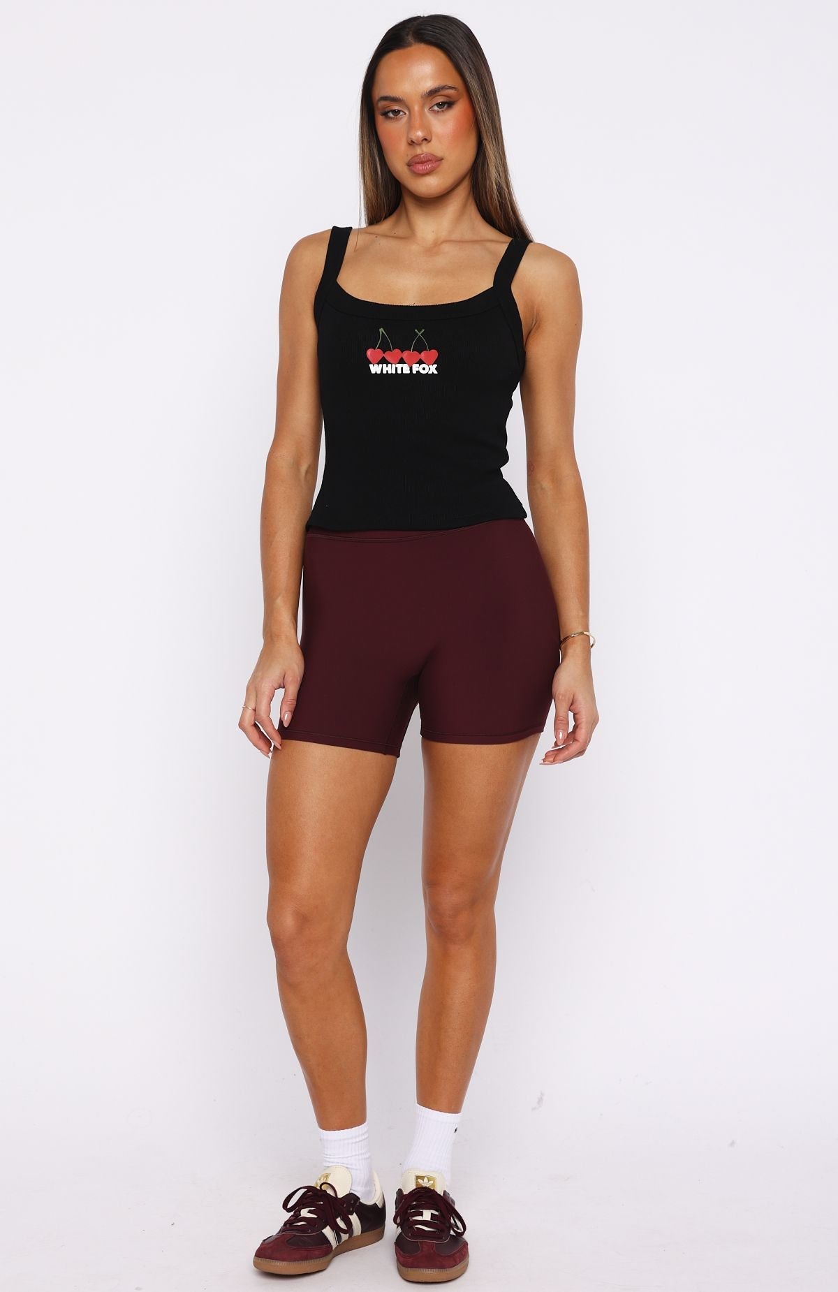 Club 14 Taylah Singlet Top Black