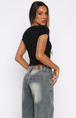 Feel The Same Way Top Black