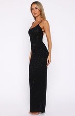 Late Night Love Maxi Dress Black