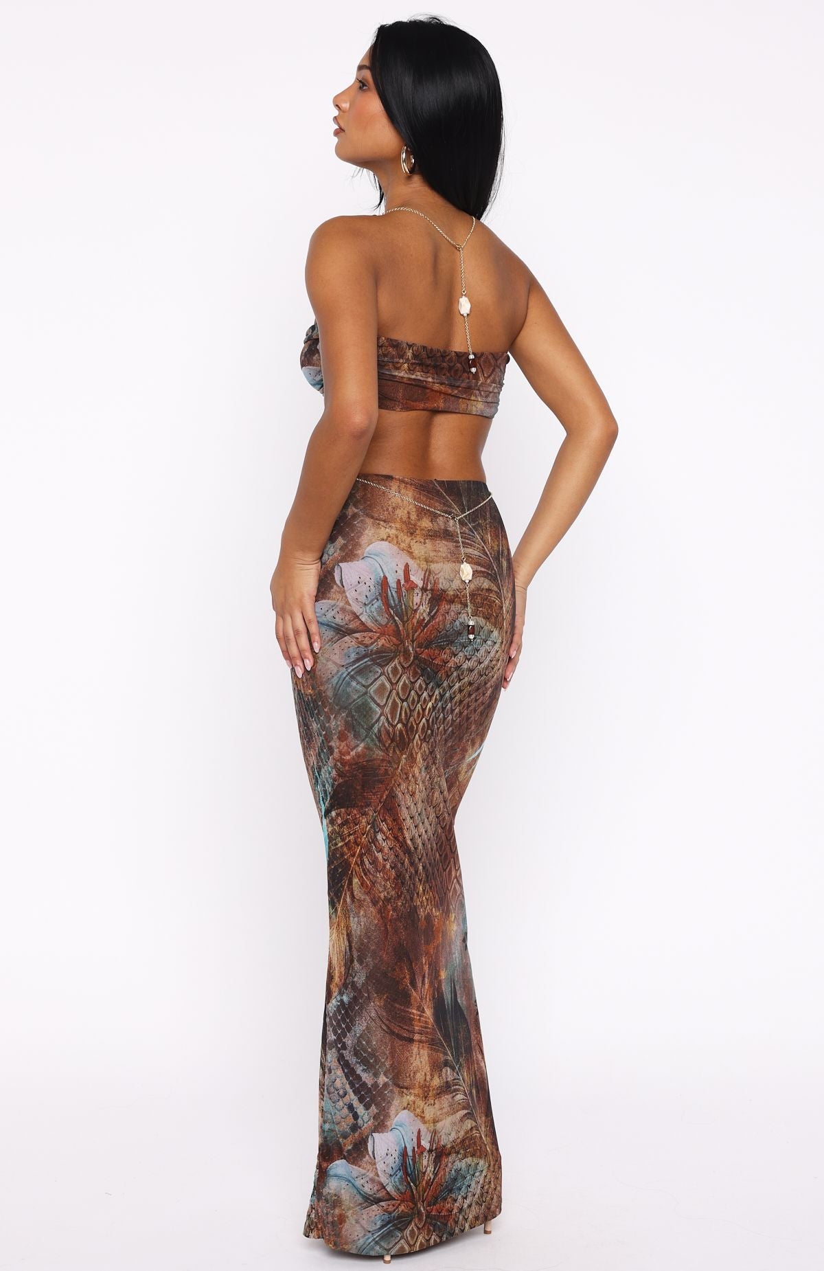 The Empress Maxi Dress Ophidian Feather