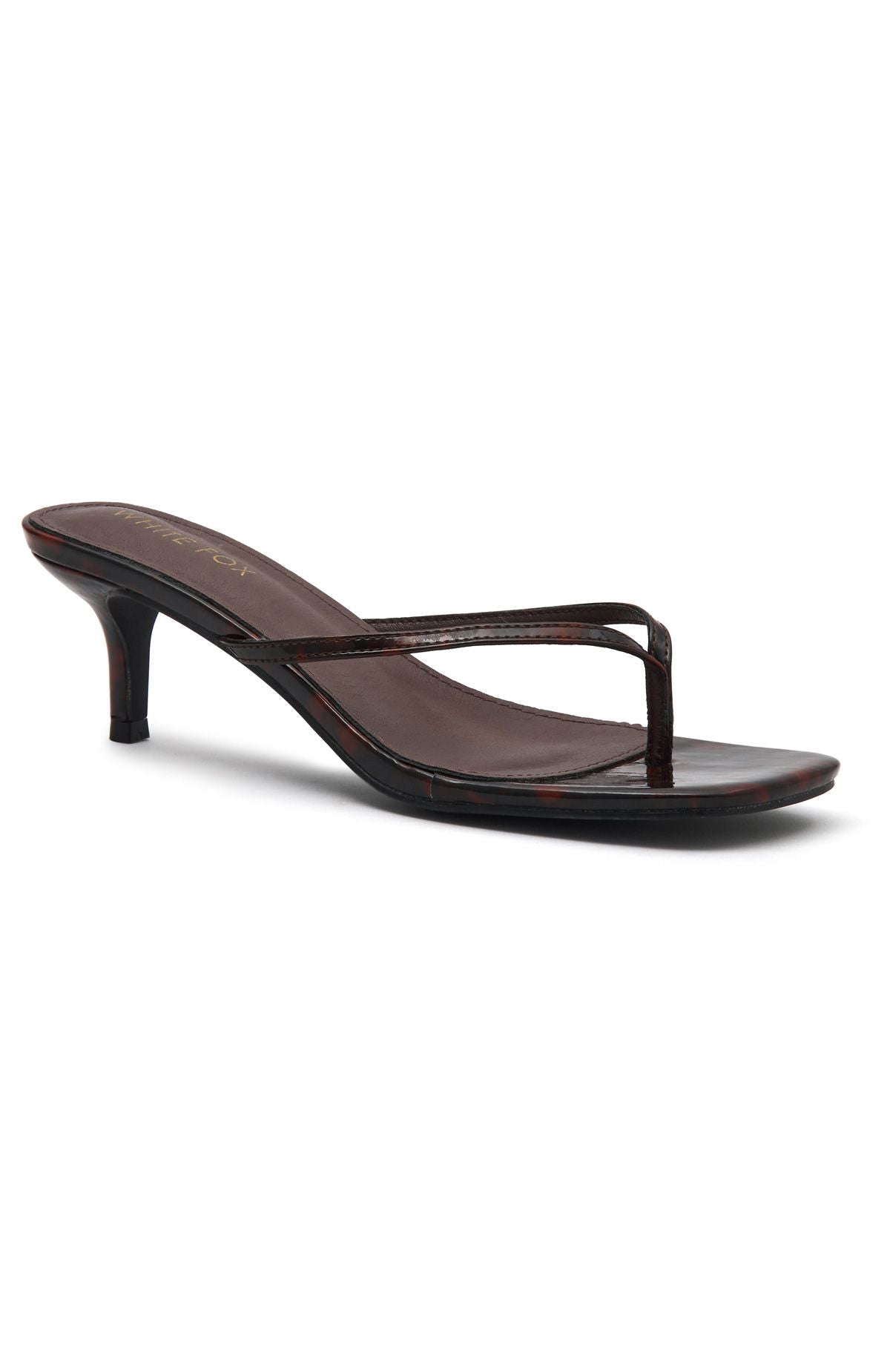 Hamptons Thong Heels Tortoise