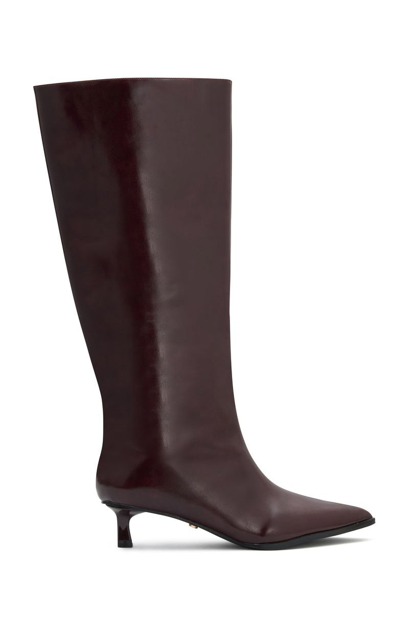 Juliette Knee High Boots Cherry Cola Crinkle