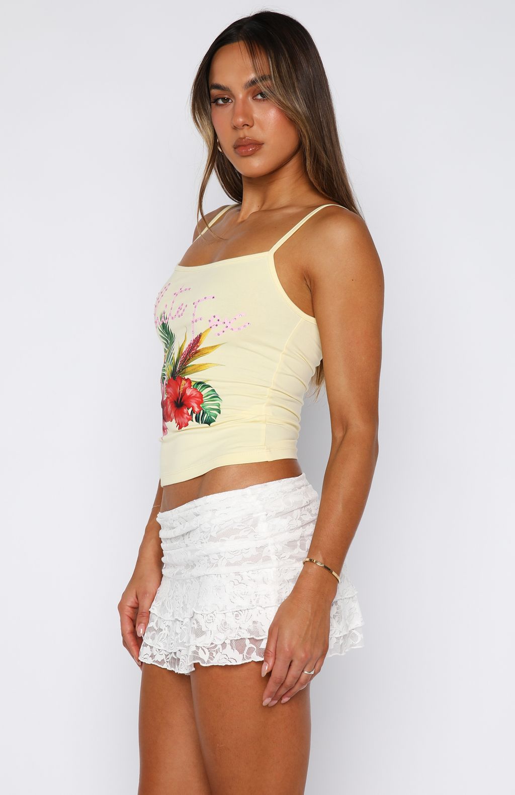 Wild Dreams Singlet Lemon