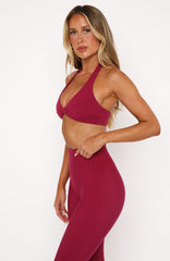 Velocity Sports Bra Berry