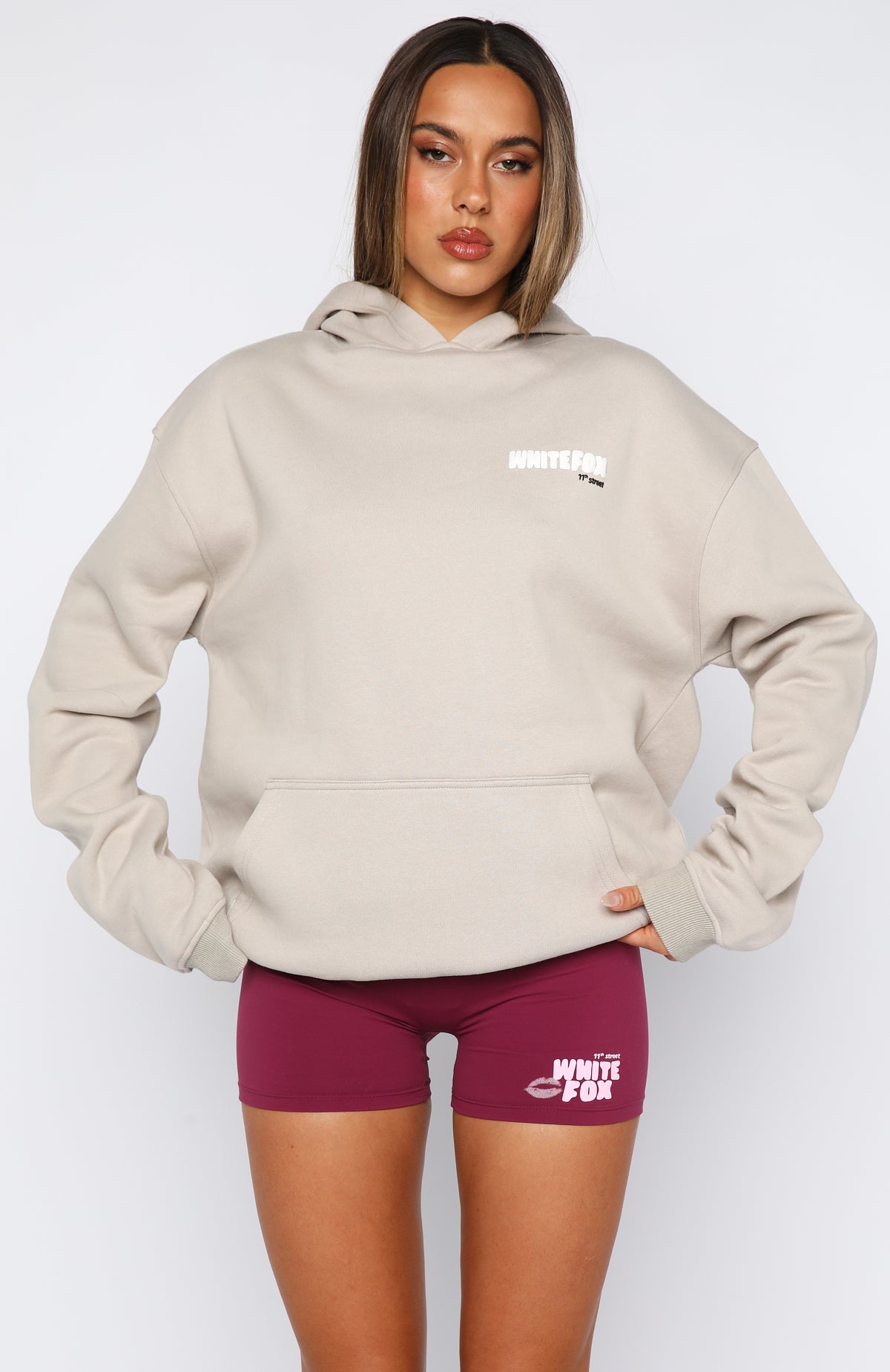 11th Street She's So Lucky Oversized Hoodie Moon Kiss