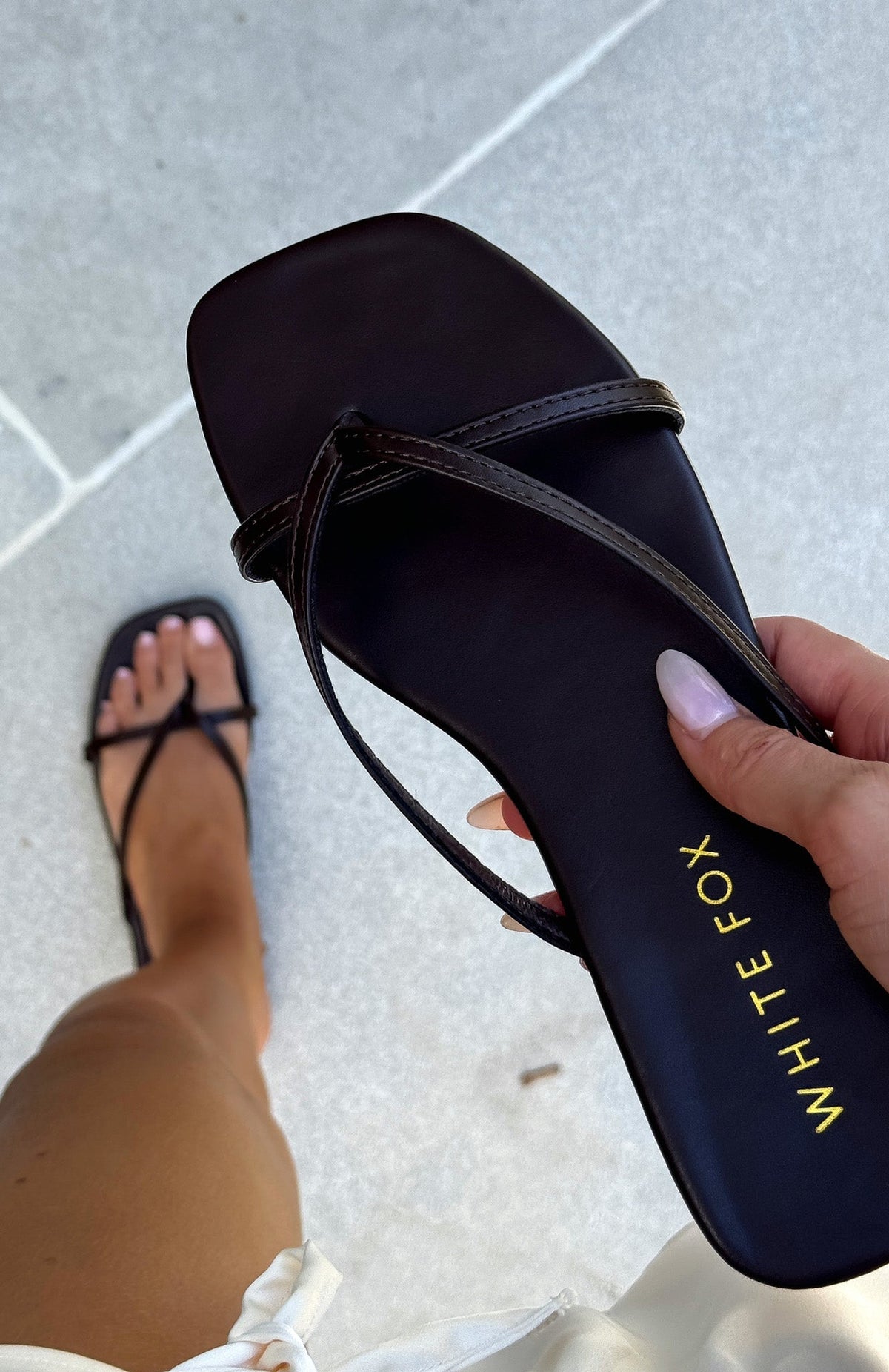 Ailani Thong Sandals Chocolate