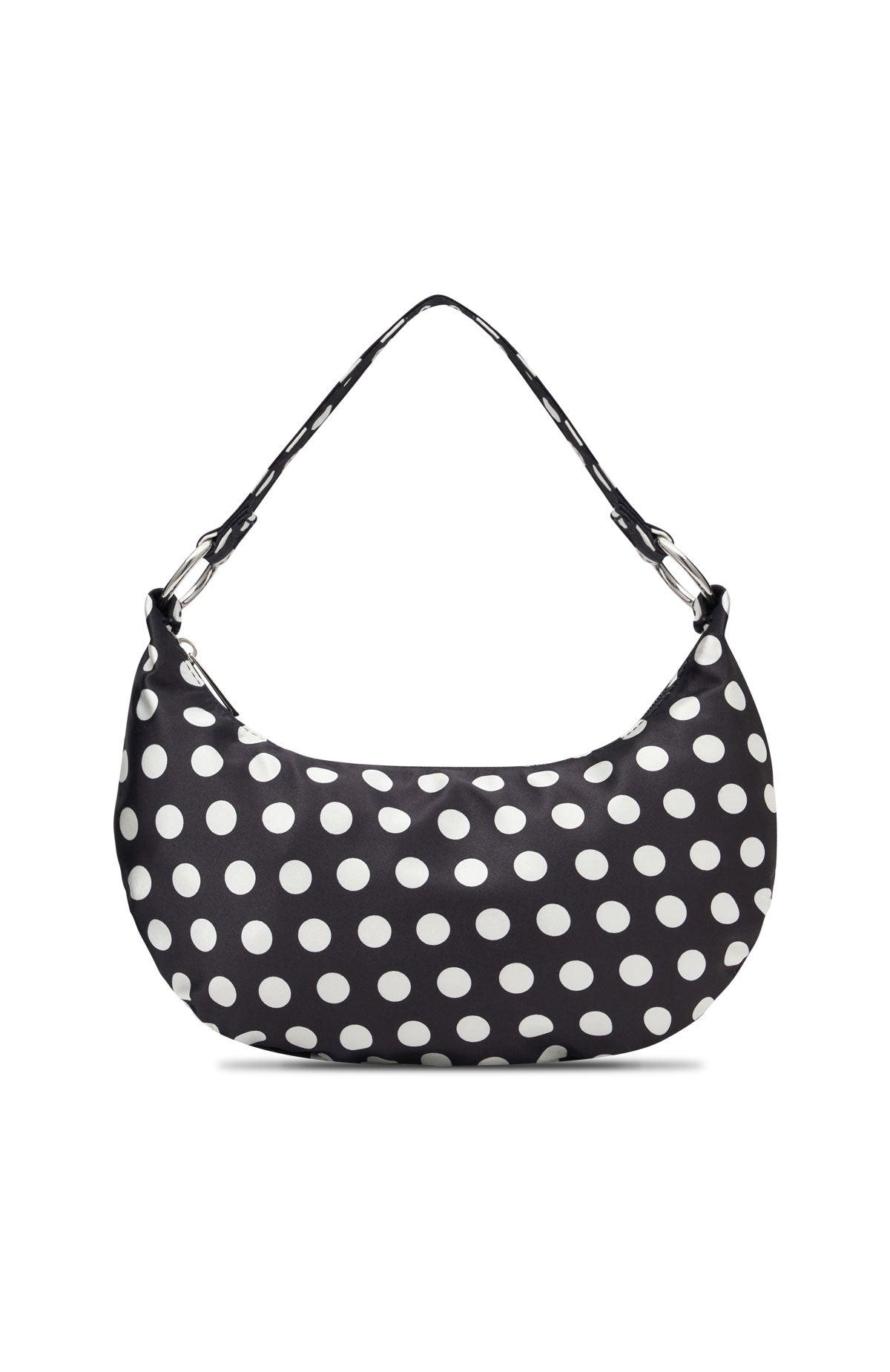 Aydin Shoulder Bag Black Polka Dot