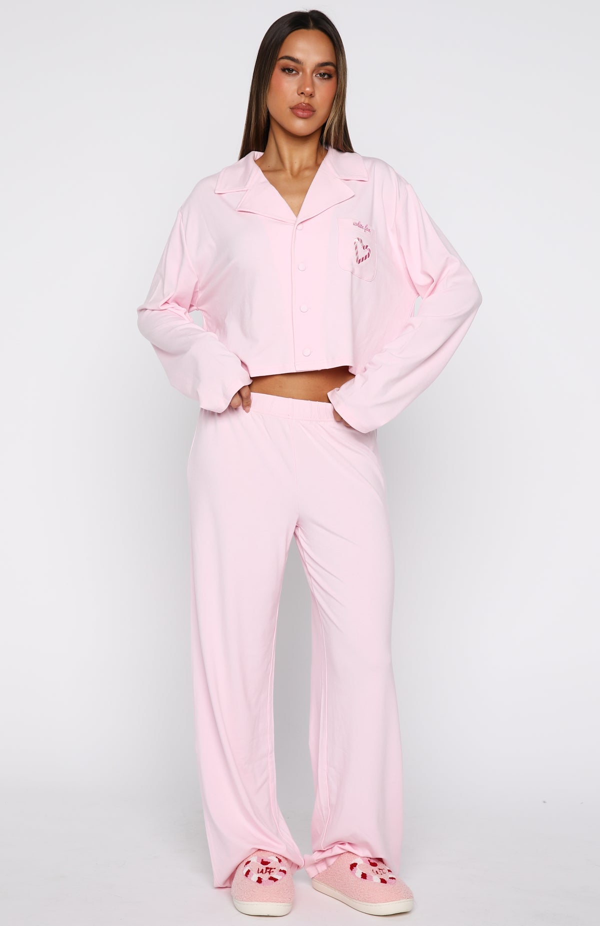 Bedtime Bliss Pyjama Set Soft Pink