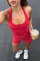 Body Pump Active Tank Cherry Red