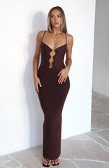 Break It Off Maxi Dress Espresso