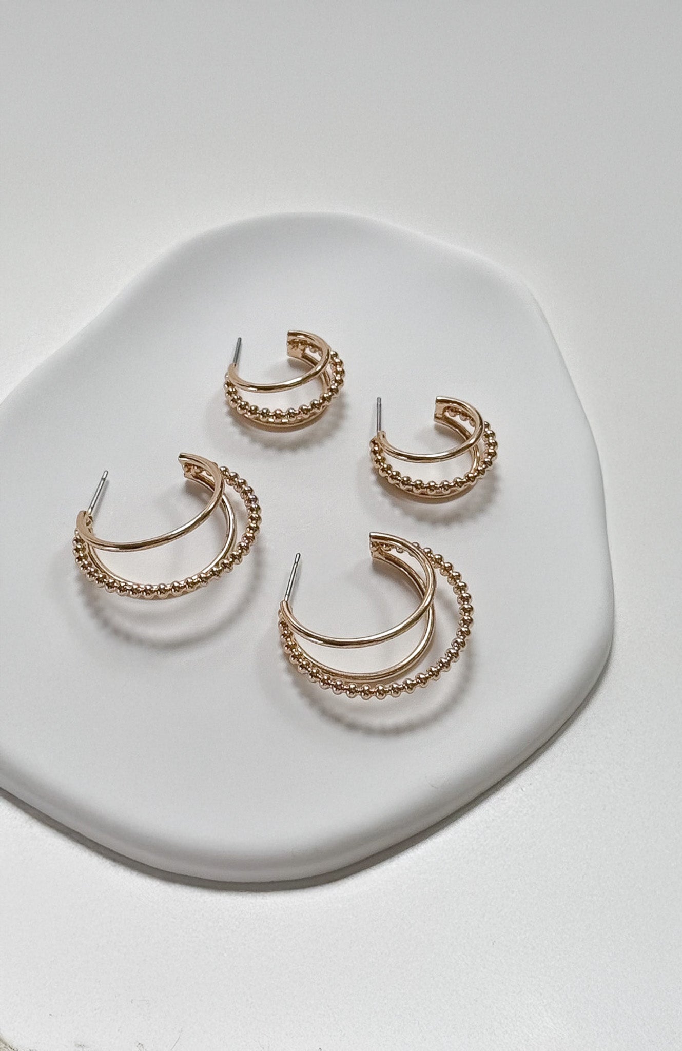 Bridget Earring Set Gold