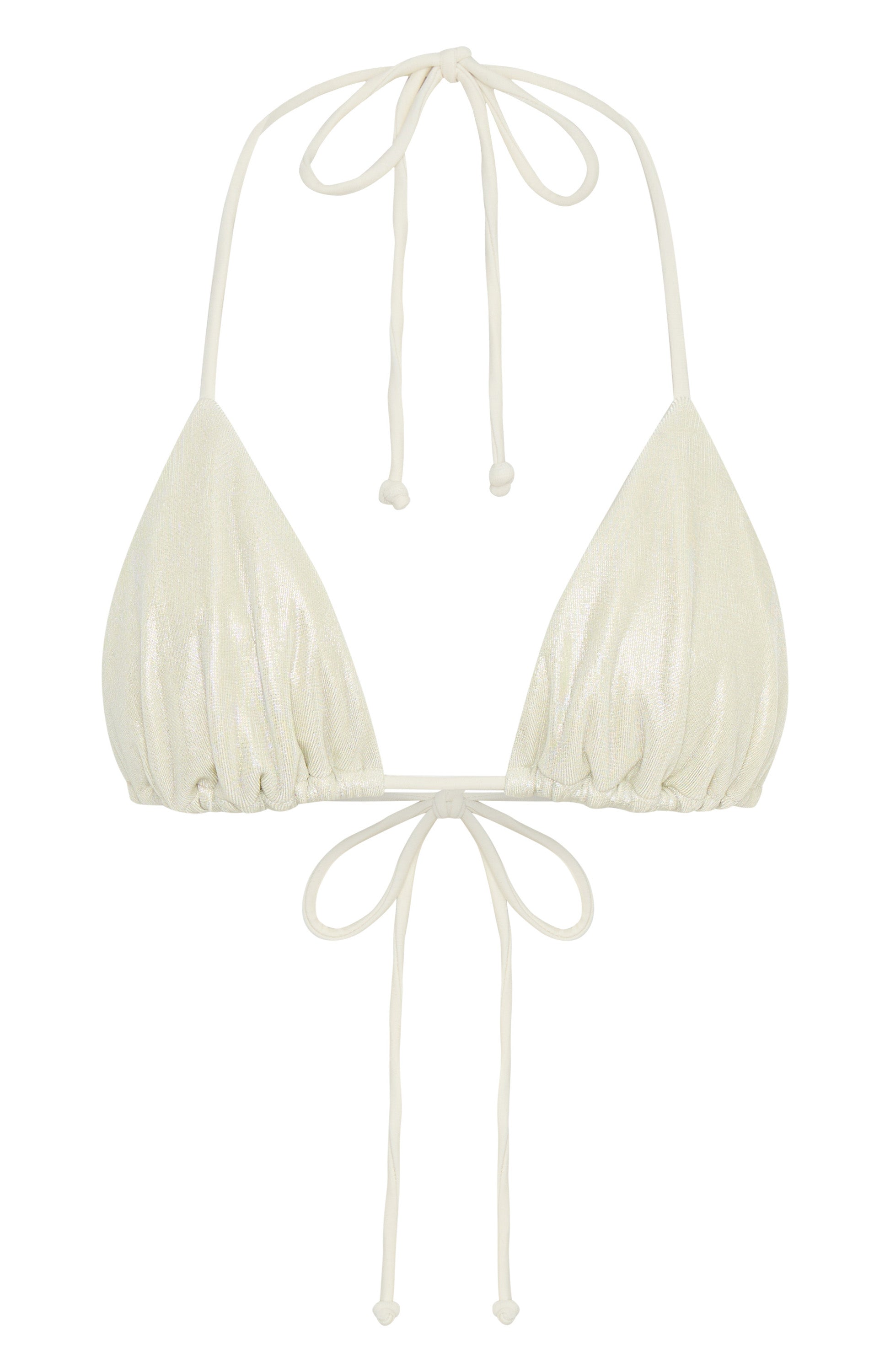 Coastal Calm Bikini Top Pearl