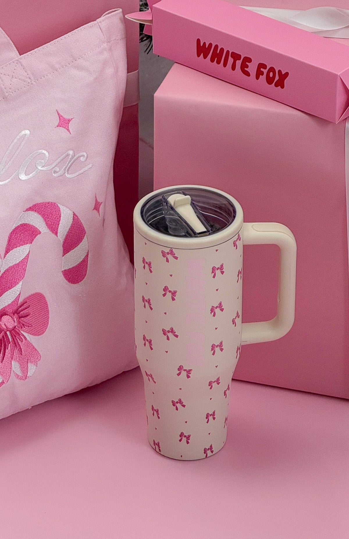 Colson Drink Bottle 1.2 Litre Cream Bows