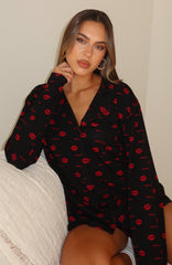 Dreamscape Long Sleeve Pyjama Set Cherry Kisses