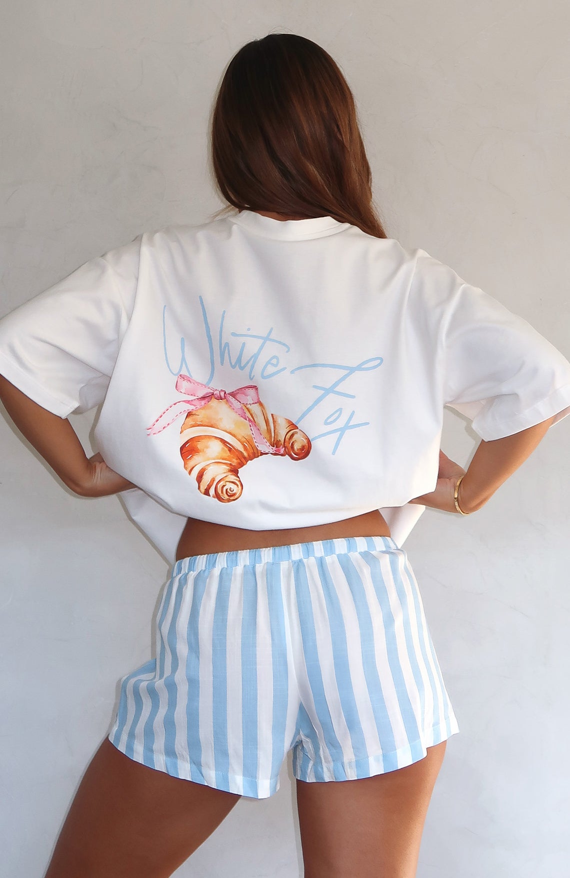 Fresh Only Pyjama Oversized Tee White