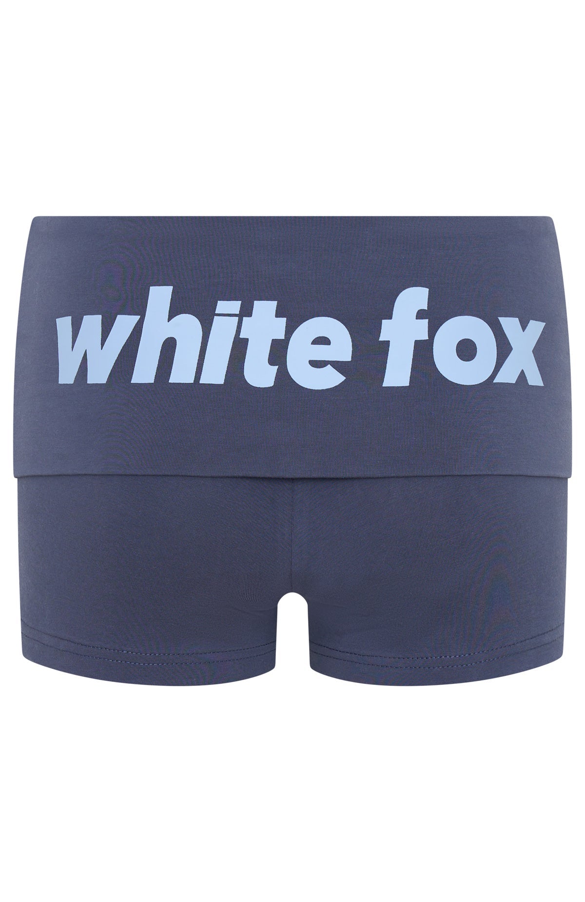 From The Archives Gigi Fold Over Booty Shorts Navy