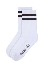 Grounded Socks White/Dark Chocolate