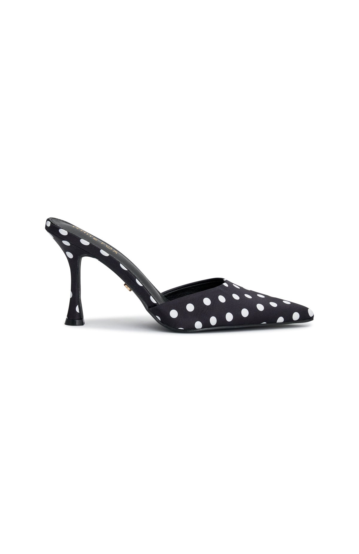 Iskra Mules Black Polka Dot