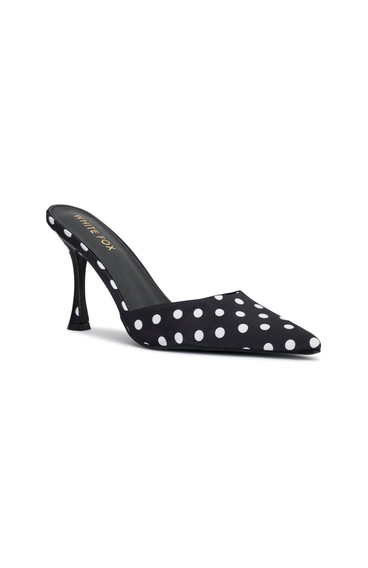 Iskra Mules Black Polka Dot