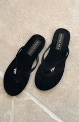 Jelena Sandals Black Velvet