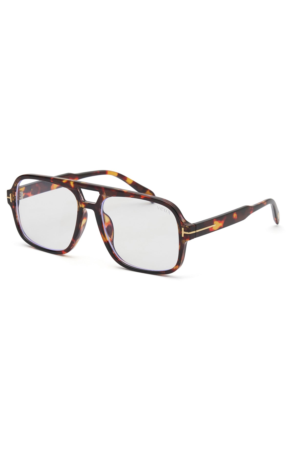 Jordan Blue Light Glasses Leopard/Clear