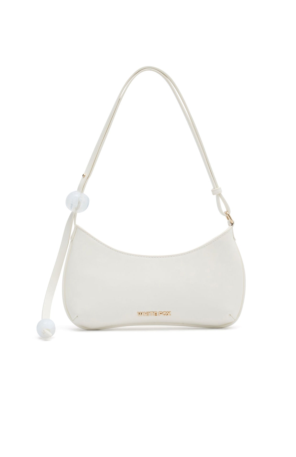 Lotus Shoulder Bag Cream PU