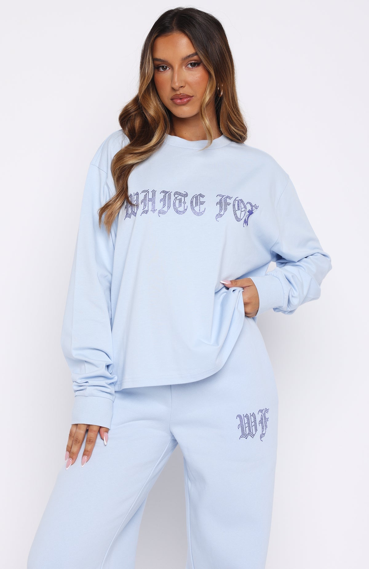 Lucky Ones Long Sleeve Tee Baby Blue