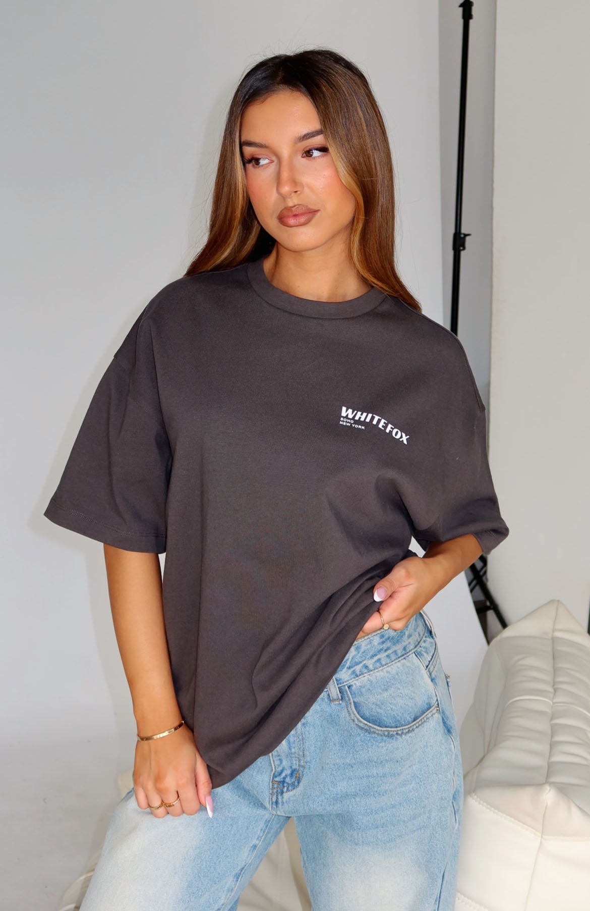 New York Archives Oversized Tee Volcanic