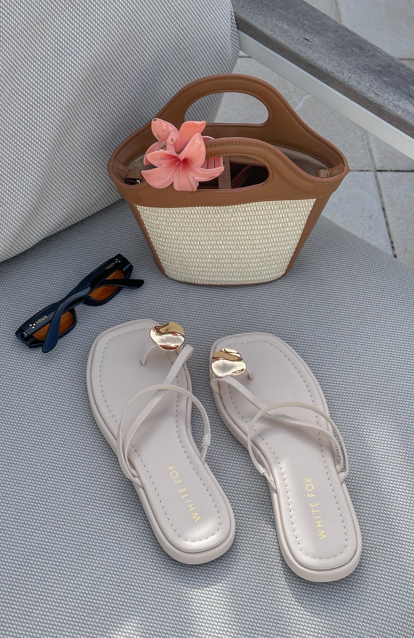 Nicolette Sandals Bone