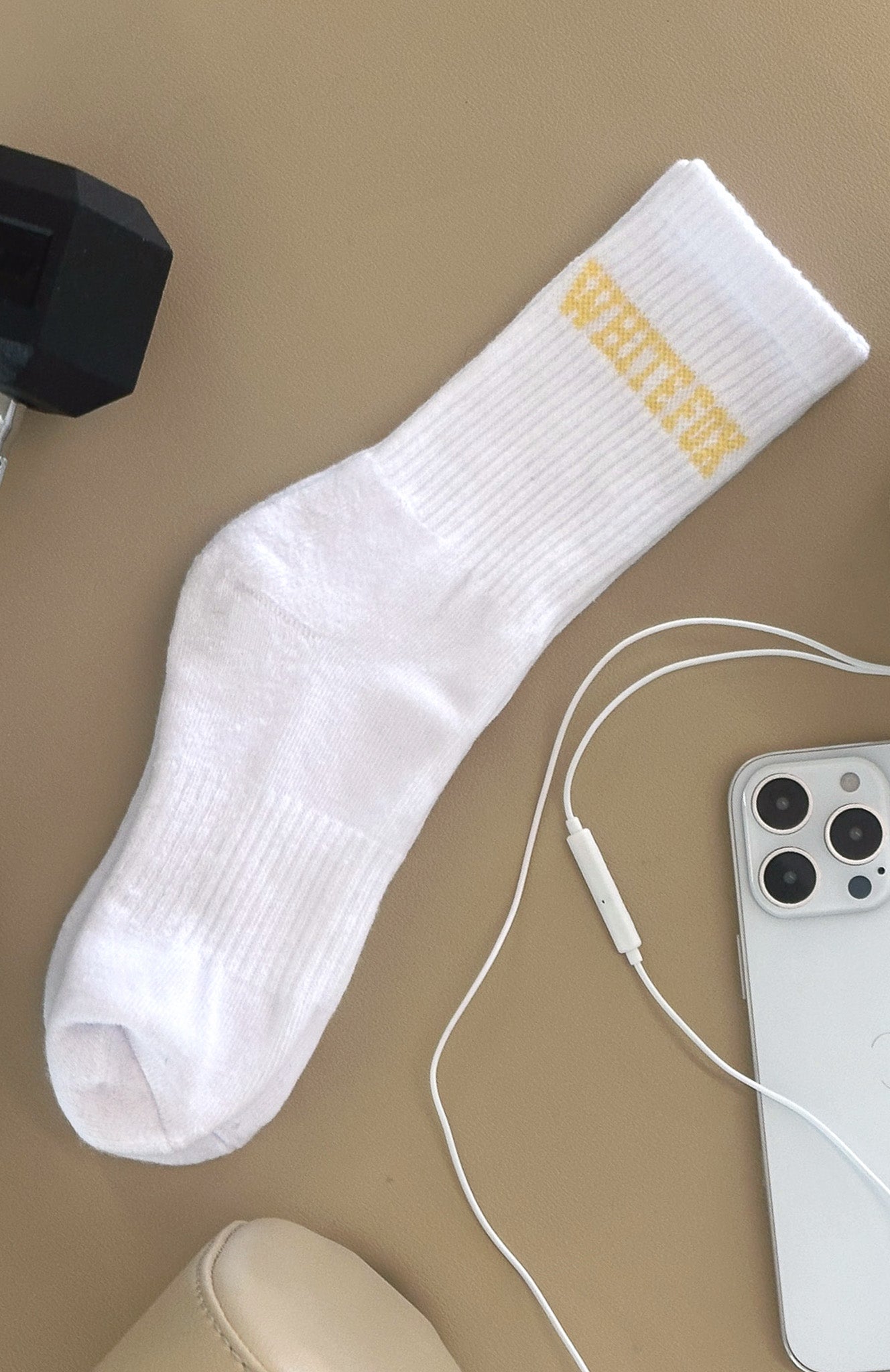 No Convincing Socks 2 Pack White/Honey/Ballet Pink