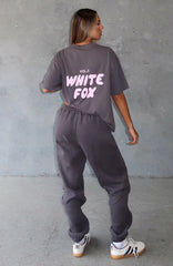 Offstage Back Graphic Oversized Tee Volcanic