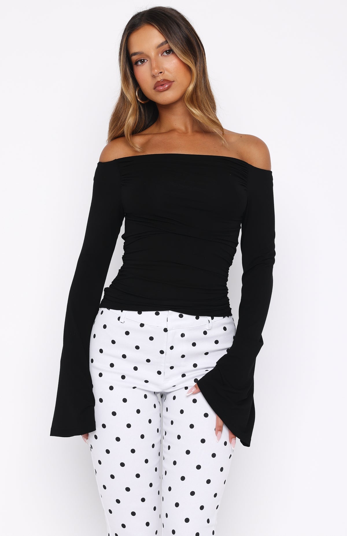 Perfect Night Long Sleeve Top Black