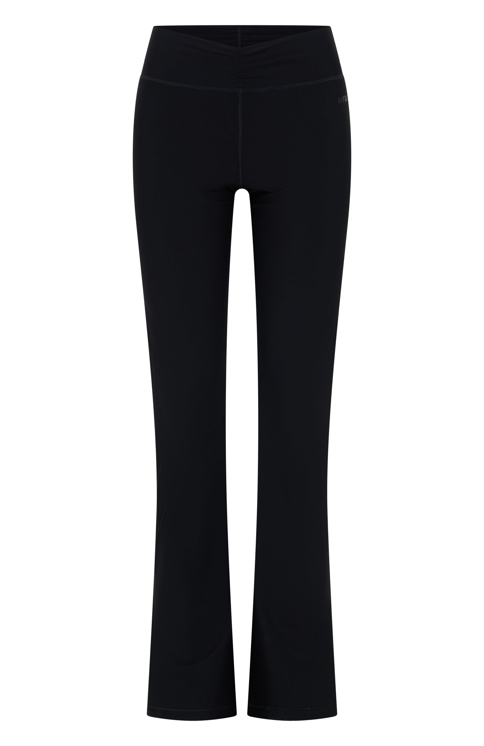 Revival High Waisted Flare Leggings Black
