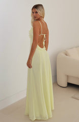 Self Sabotage Maxi Dress Lemon