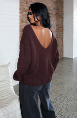 Softer Love Knit Sweater Chocolate